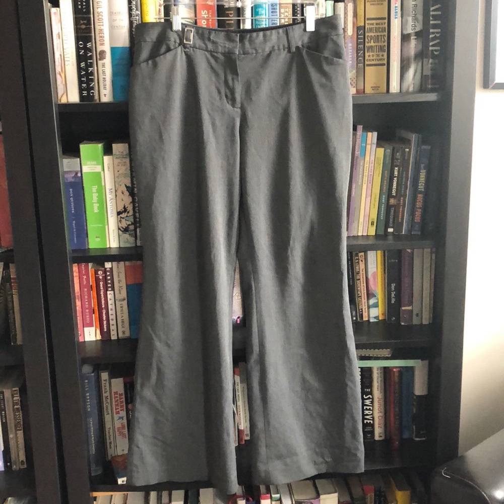 Express Dark Gray Editor Pants